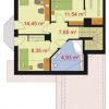 Проект дома с мансардой MD230 Проект дома с мансардой MD230