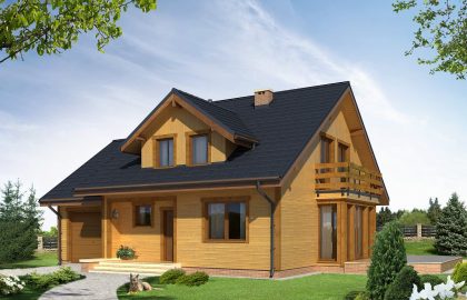 Проект дома с мансардой MD231