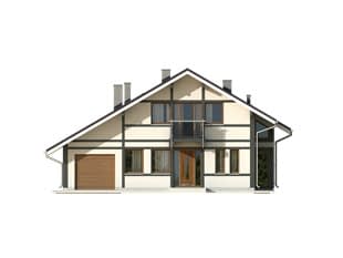 Проект дома с мансардой MD236 Проект дома с мансардой MD236