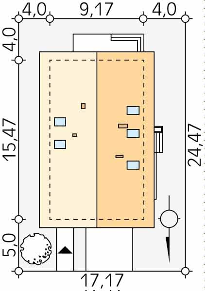 Проект дома с мансардой MD245 Проект дома с мансардой MD245