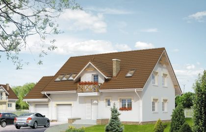 Проект дома с мансардой MD249 Проект дома с мансардой MD249