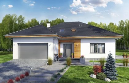 Проект дома с мансардой MD253