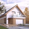 Проект дома с мансардой MD255 Проект дома с мансардой MD255