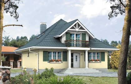 Проект дома с мансардой MD262 Проект дома с мансардой MD262