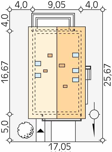 Проект дома с мансардой и цокольным этажом MD265 Проект дома с мансардой и цокольным этажом MD265