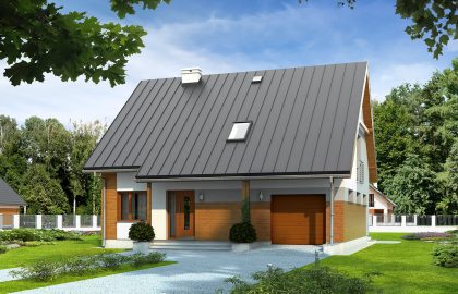 Проект дома с мансардой MD275