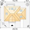 Проект дома с мансардой MD280 Проект дома с мансардой MD280
