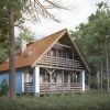 Проект дома с мансардой MD30 Проект дома с мансардой MD30