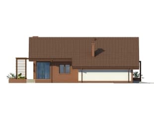 Проект дома с мансардой MD300 Проект дома с мансардой MD300
