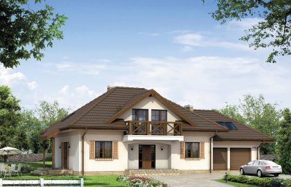 Проект дома с мансардой MD302