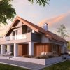Проект дома с мансардой MD323 Проект дома с мансардой MD323