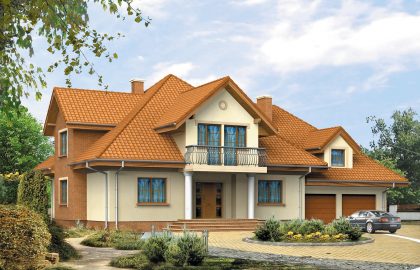 Проект дома с мансардой MD357 Проект дома с мансардой MD357