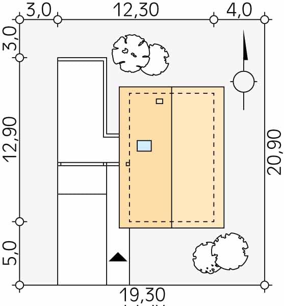 Проект дома с мансардой MD37 Проект дома с мансардой MD37