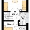 Проект дома с мансардой MD45 Проект дома с мансардой MD45