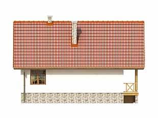 Проект дома с мансардой и подземным гаражом MD56 Проект дома с мансардой и подземным гаражом MD56