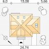 Проект дома с мансардой MD90 Проект дома с мансардой MD90